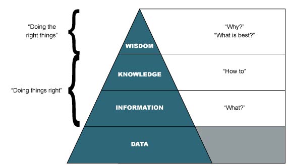 the dikw pyramid model diagram photo